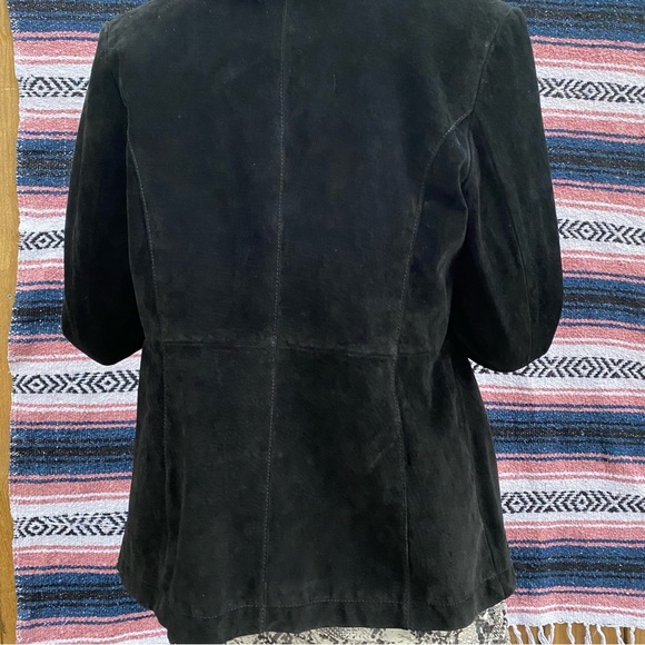 Vintage Pamela McCoy collections genuine leather black jacket  size xs - Picture 7 of 8